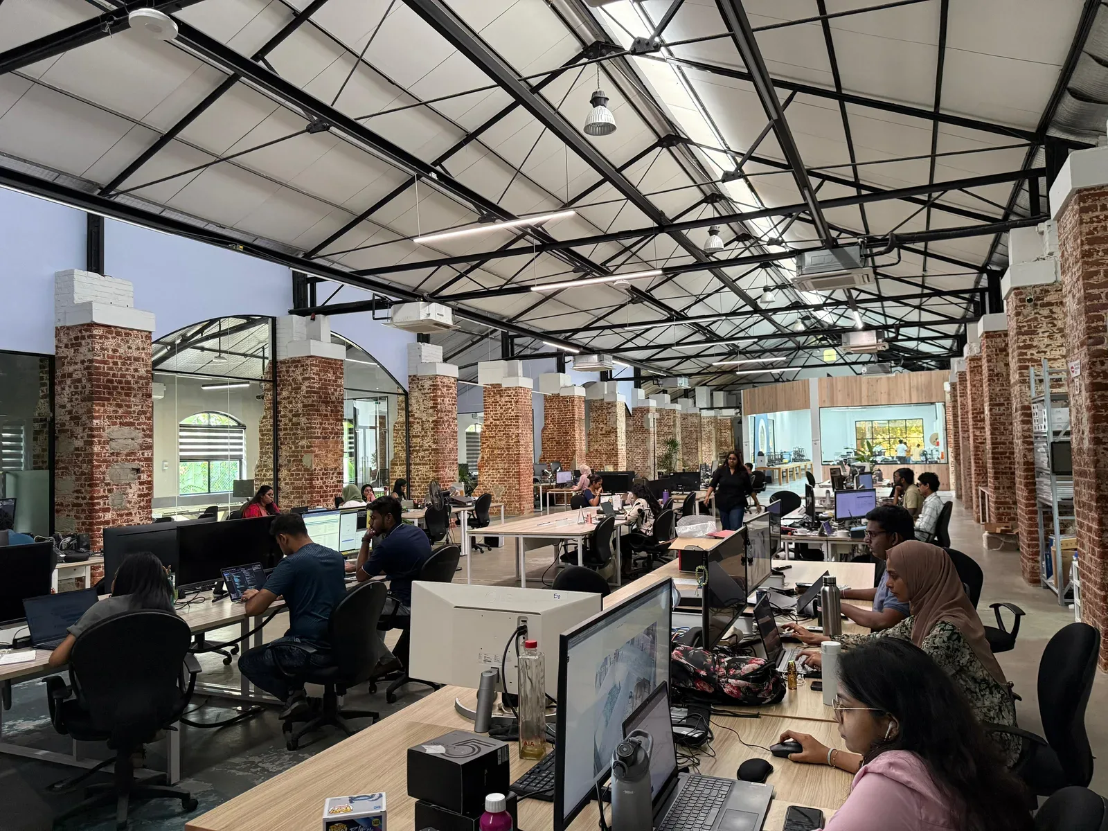 The Atlas Labs team working in our Colombo studio