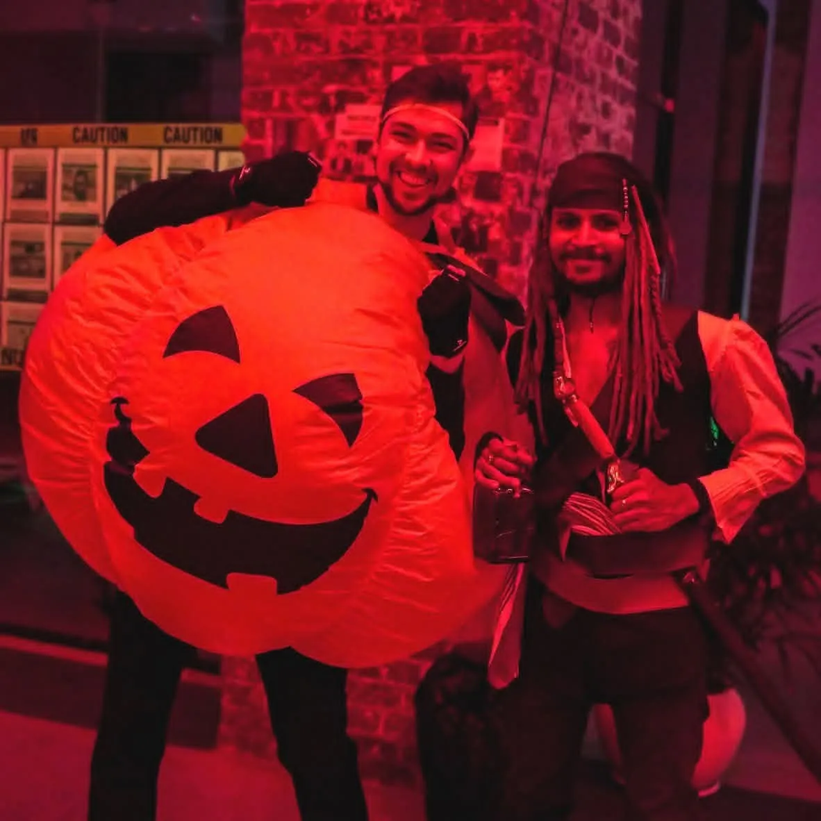 A Halloween celebration with the team