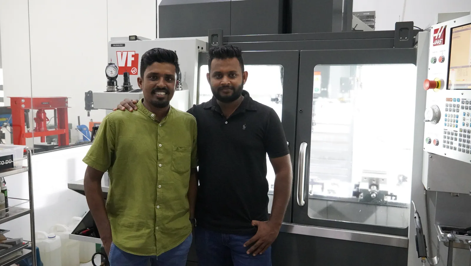 Two colleagues together in the office